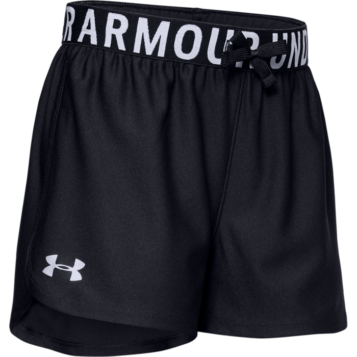 Play Up Solid Shorts-BLK